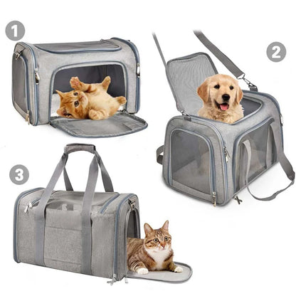 Airline Approved Soft-Sided Pet Carrier Backpack & Handbag