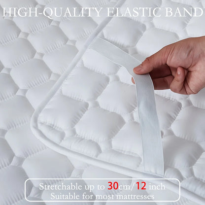 Quilted Waterproof Thick Mattress Topper Pad