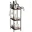 3-Tier Bathroom Shelf Organizer with Dryer Holder