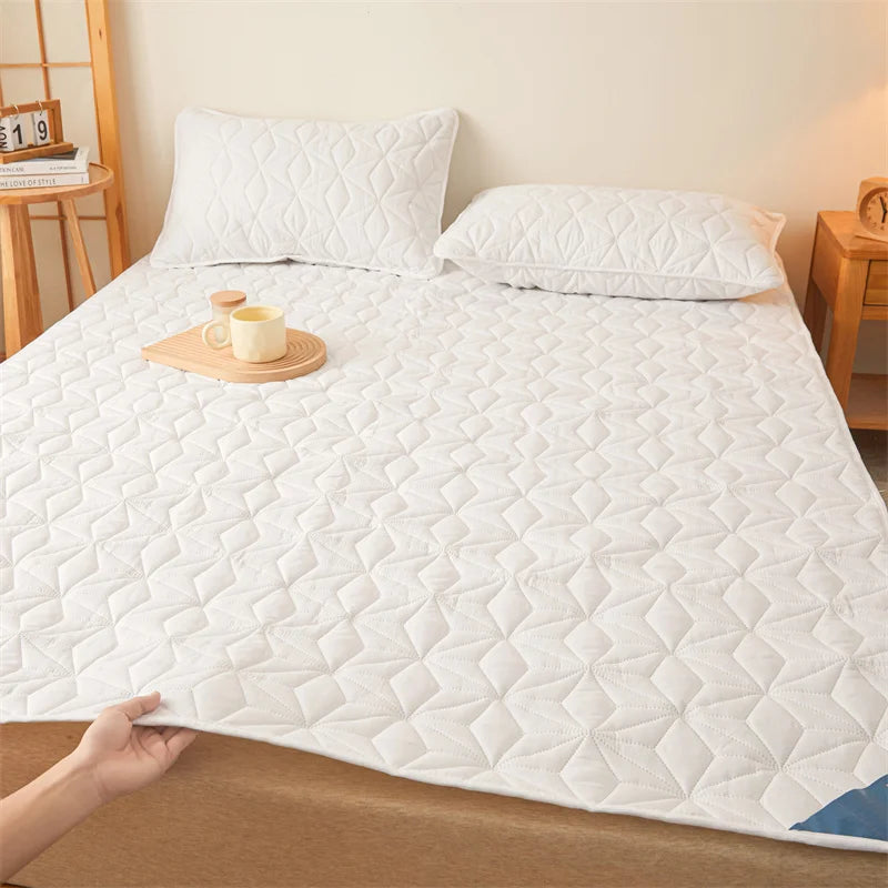 Quilted Waterproof Thick Mattress Topper Pad