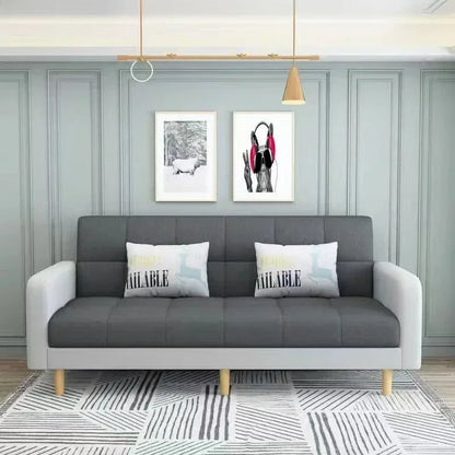 Modern Compact Folding Fabric Sofa Bed