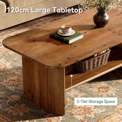 Solid Wood Coffee Table for Living Room