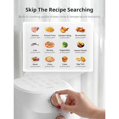 COMFEE' 2.1 Quart Compact Air Fryer with 12 Preset Options