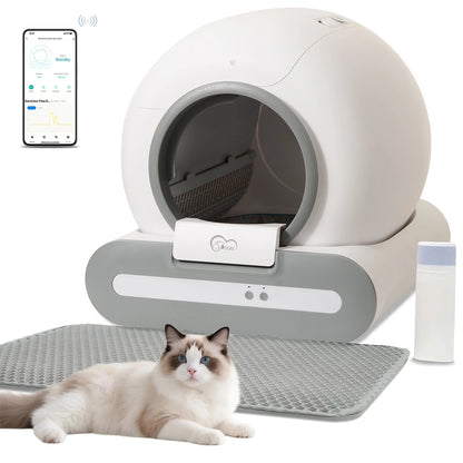 Smart Self-Cleaning 65L Cat Litter Box