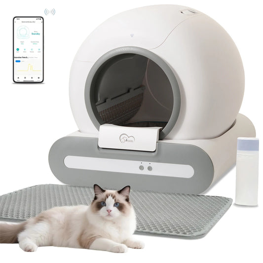 Smart Self-Cleaning 65L Cat Litter Box