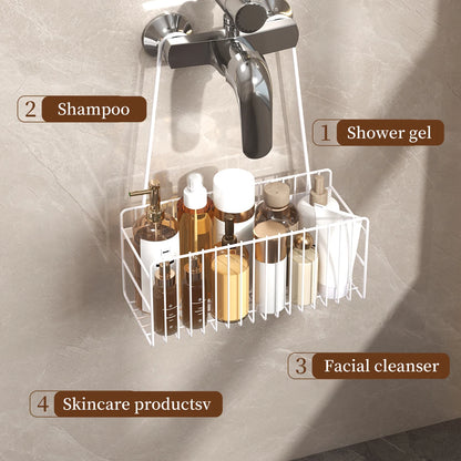 Hanging Showerhead Rack for Shampoo, Soap & Accessories