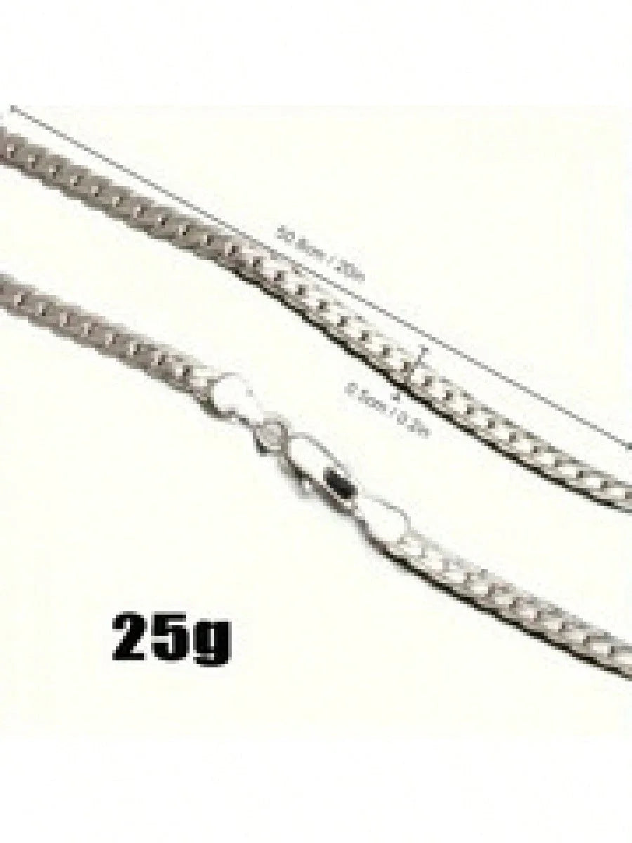 Sterling Silver 20-Inch Necklace Chain Gift