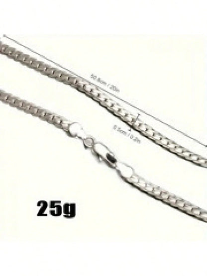 Sterling Silver 20-Inch Necklace Chain Gift