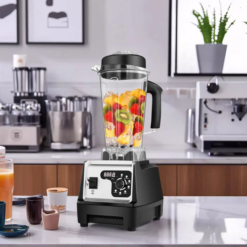 Powerful Dual-Container Countertop Blender & Food Processor