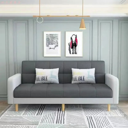 Modern Compact Folding Fabric Sofa Bed
