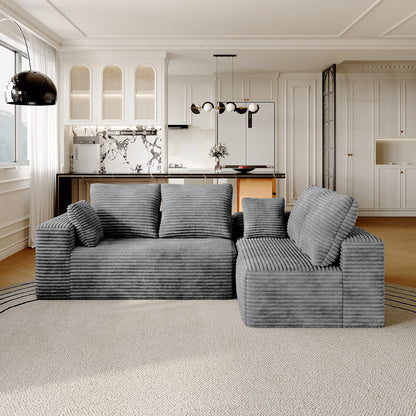 Modern Modular L-Shape Cloud Sectional Sofa