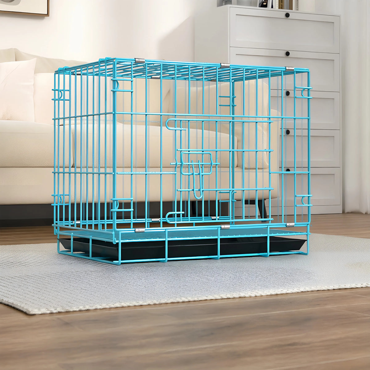 Thickened Foldable Dog Cage & Travel Kennel for Small to Large Dogs