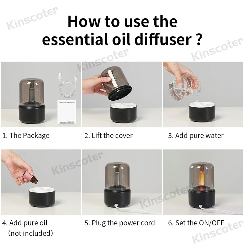 Portable Mini USB Aroma Oil Diffuser