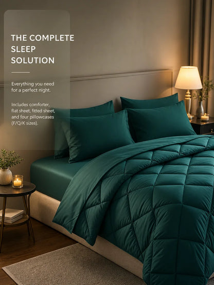 Complete Comforter and Sheet Bedding Set