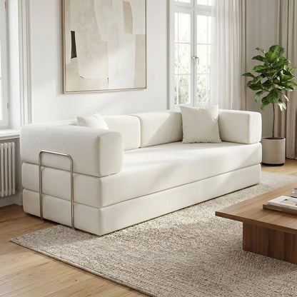 4-in-1 Queen Corduroy Futon Sofa Bed