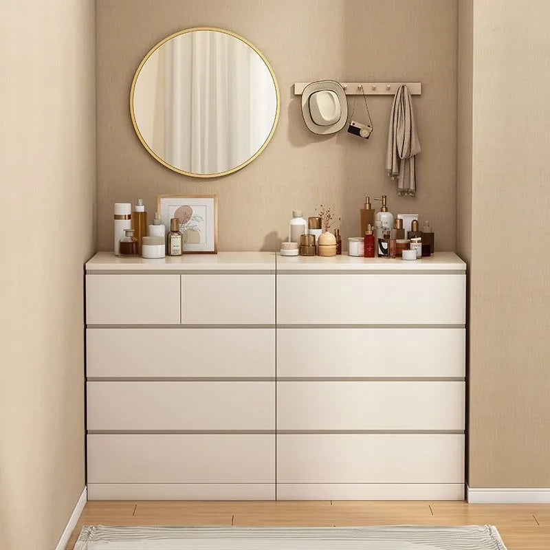 Modern White Vertical Bedroom Storage Chest