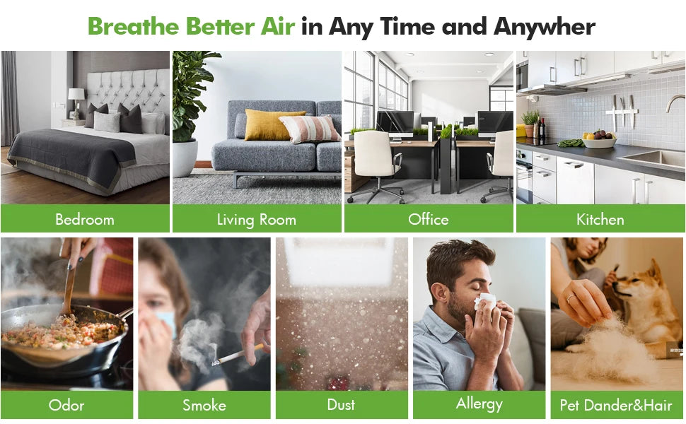 True HEPA Air Purifier with Ionizer