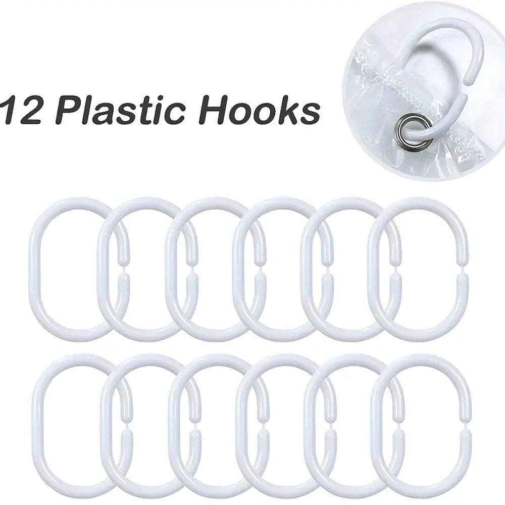 3D Pebble Pattern Heavy Duty Shower Liner