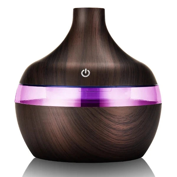 Ultrasonic Wood Grain Aroma Air Diffuser