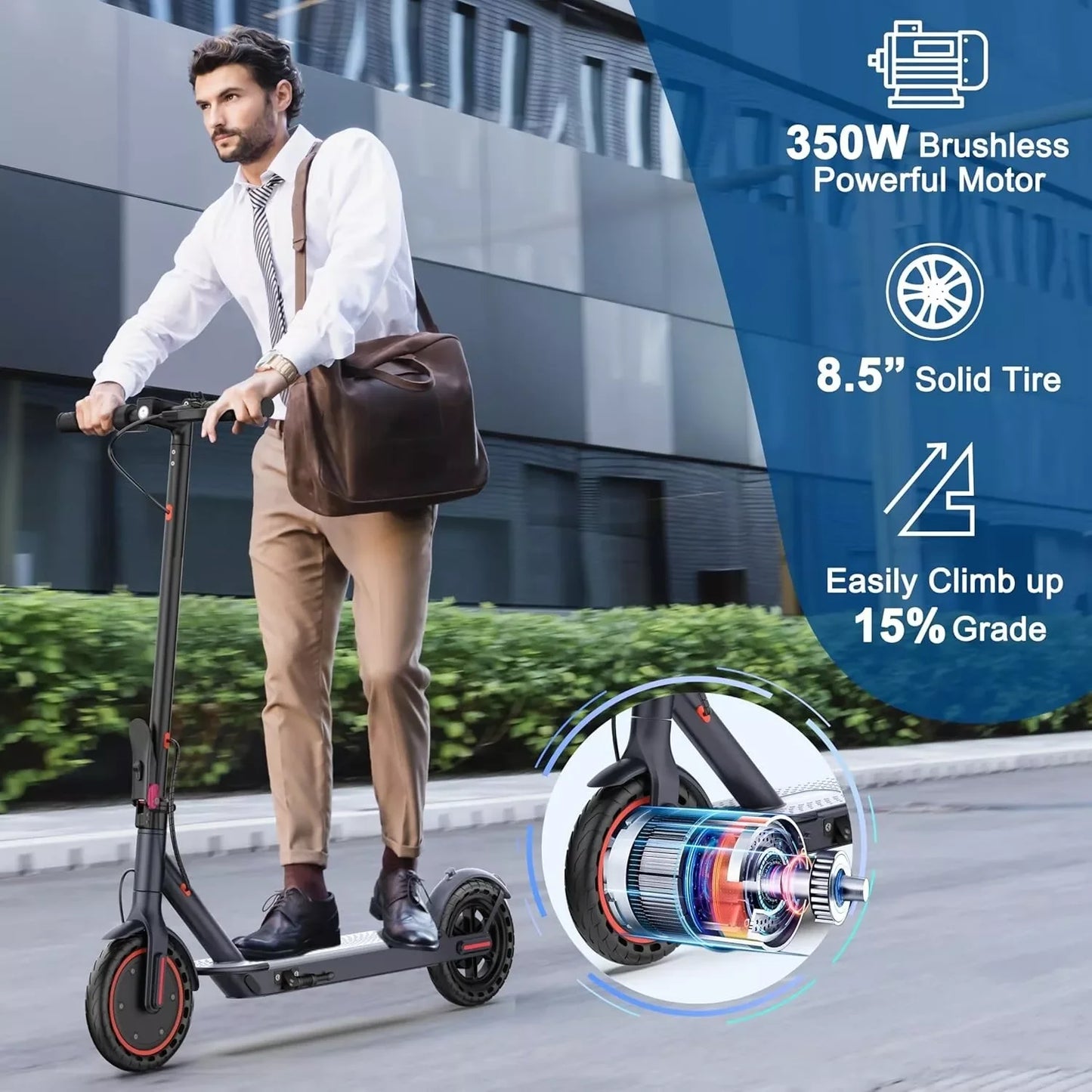 LP60 Electric Scooter 350W Foldable Smart