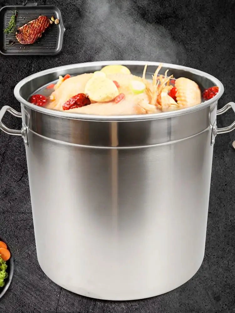 35L Stainless Steel Large Capacity Soup Pot