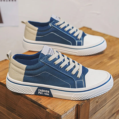 Men's Breathable Canvas Skateboarding Shoes
