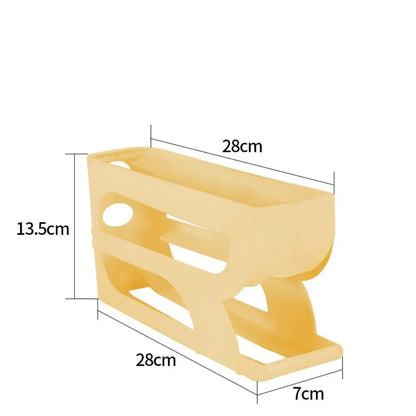 Automatic Rolling Egg Holder Storage Rack