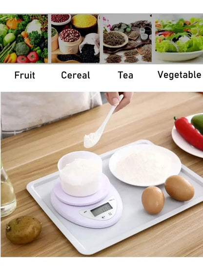 Precision Digital Kitchen Scale (5kg/1g)