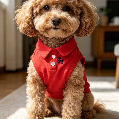 Soft Breathable Puppy & Cat Polo Shirt
