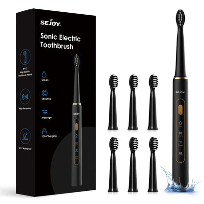 Sonic Electric Toothbrush Rechargeable 3 Modes IPX7