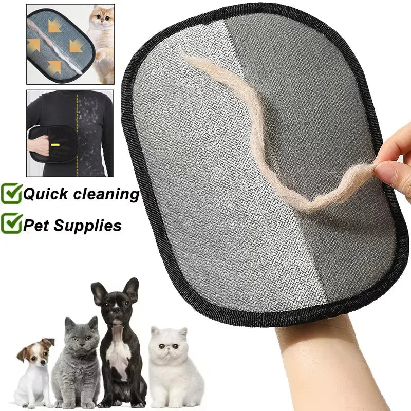 Pet Grooming Deshedding Glove for Dogs & Cats