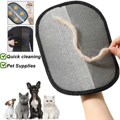 Pet Grooming Deshedding Glove for Dogs & Cats