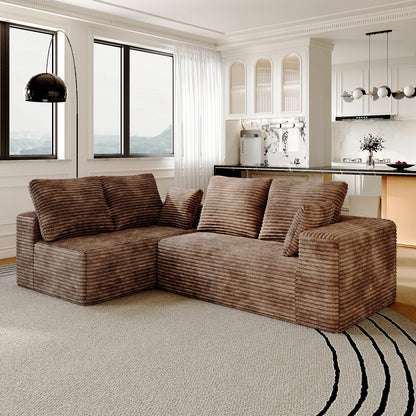 Modern Modular L-Shape Cloud Sectional Sofa