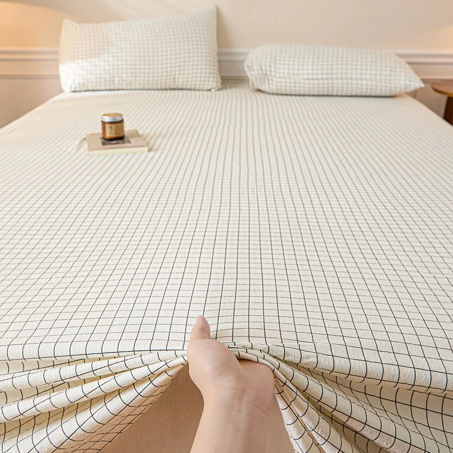 High Density Washed Cotton Sheet Set