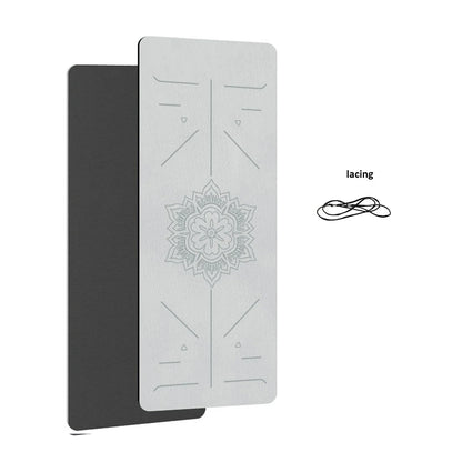 Non-Slip Yoga Mat with Alignment Guide
