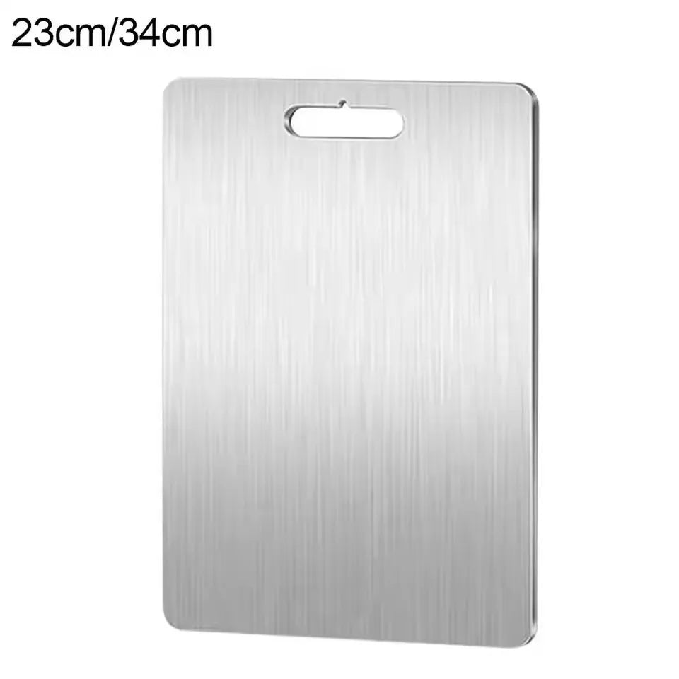 Titanium Stainless Steel Double Sided Cutting Board