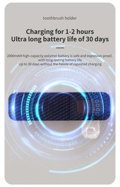 Smart Wall-Mounted Toothbrush Rack Toothpaste Dispenser 3-Slot