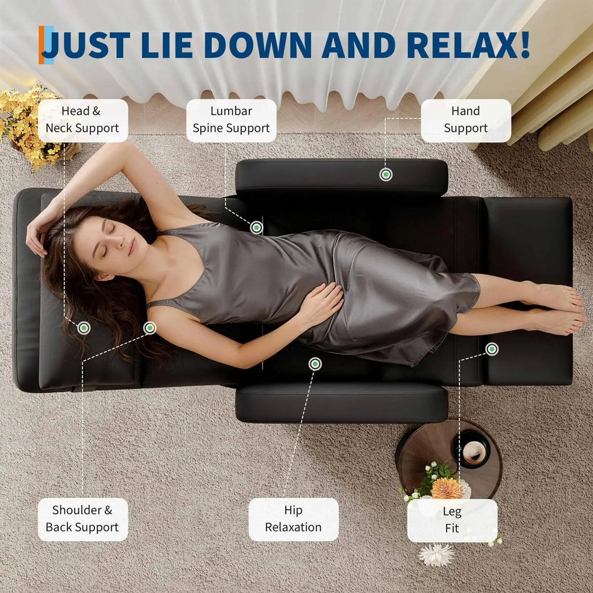 Power Massage Recliner Chair with Heat Function