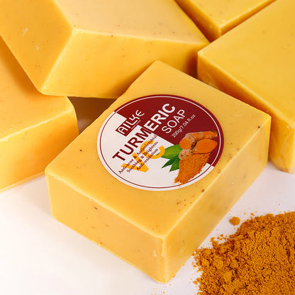 AILKE Natural Turmeric Exfoliating Soap Bar