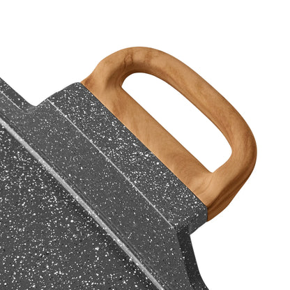 Cast Aluminum Double Griddle Nonstick Kitchen Cookware