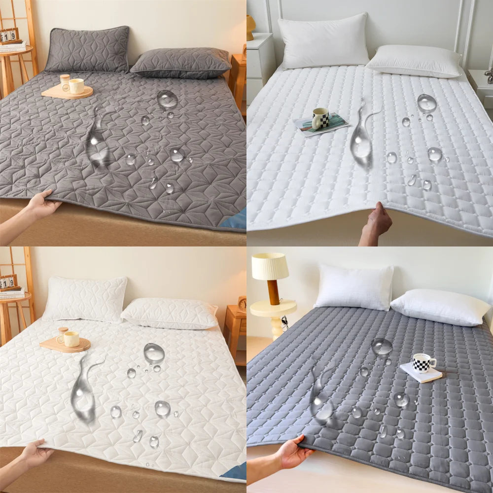 Quilted Waterproof Thick Mattress Topper Pad