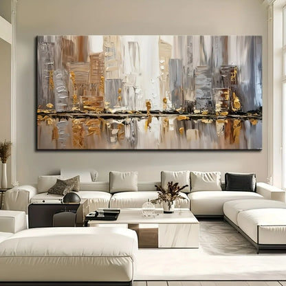 Elegant Large Modern Abstract Canvas Wall Art