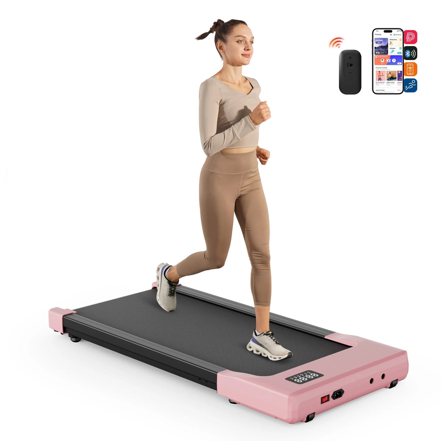 2-in-1 Walking Pad Under Desk Treadmill
