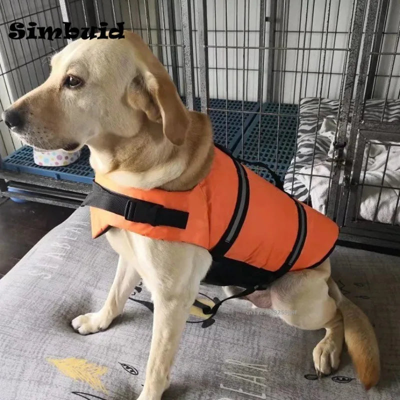 Reflective Adjustable High-Buoyancy Dog Life Jacket