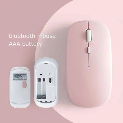Silent Wireless Bluetooth Mouse for Laptop Tablet
