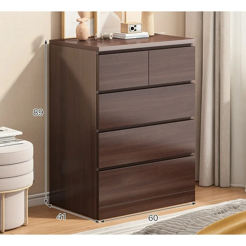 Modern White Vertical Bedroom Storage Chest