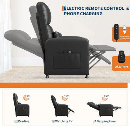 Power Massage Recliner Chair with Heat Function
