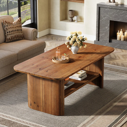Solid Wood Coffee Table for Living Room
