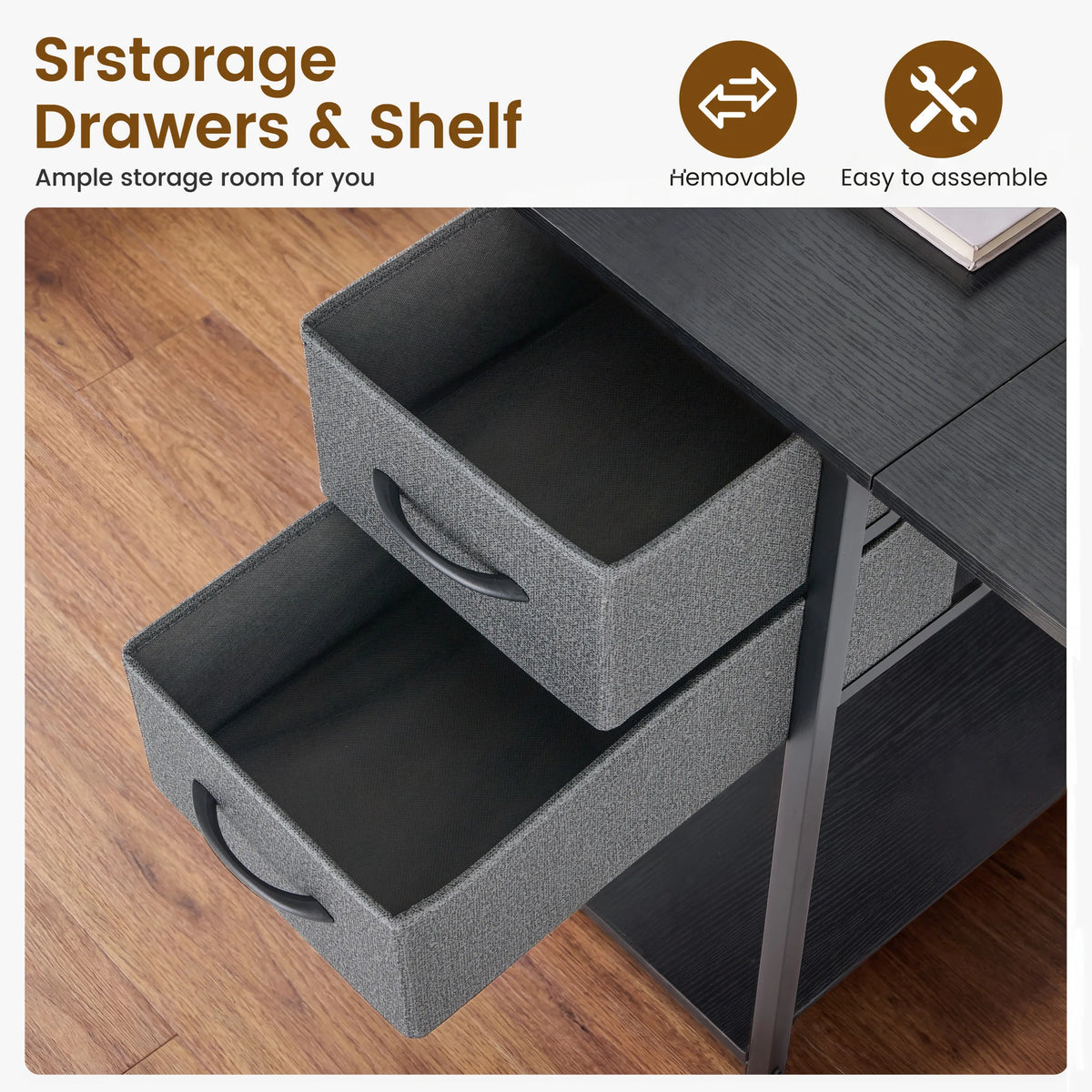 MCQ 40 Inch Small Space Computer Desk