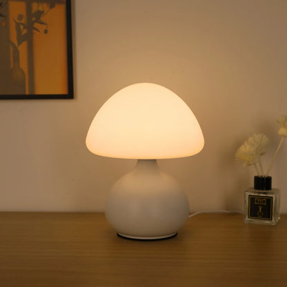Powered Mushroom LED Lamp – Portable Bedside Accent Light for Bedroom & Office